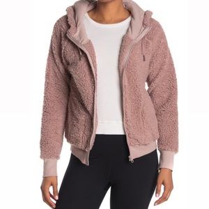 Z BY ZELLA Up & Over Shearling Zip Hoodie